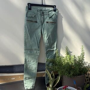 Olive Green Women's Jeans